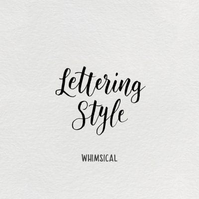 Winterbird Lettering Style – Whimsical