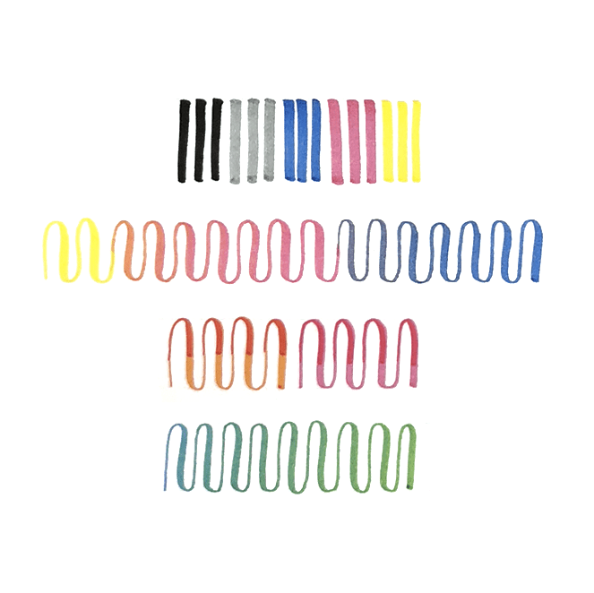 TOMBOW Fudenosuke Colors in use